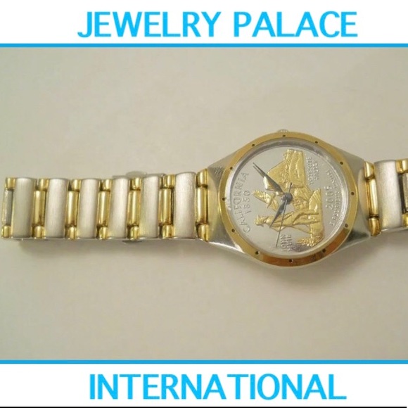 Two- Tone Stainless Steel California Quarter Watch - Picture 5 of 8